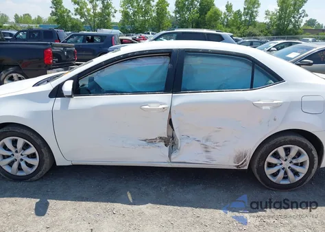 2014 Toyota Corolla Le from USA, damaged, VIN 5YFBURHE1EP085848